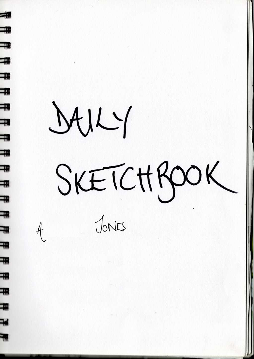 My Ring Bound&nbsp;Sketchbook