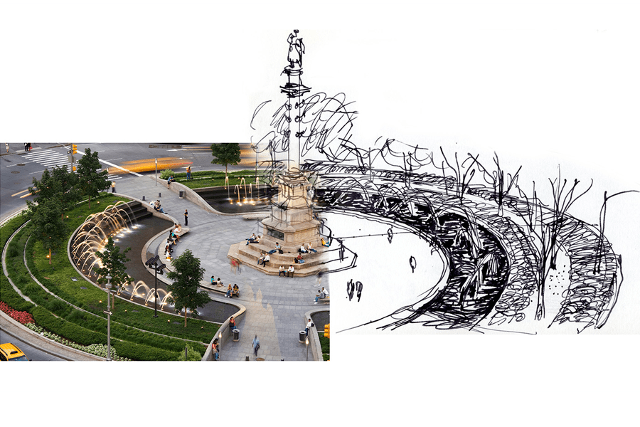 Laurie Olin – Columbus&nbsp;Circle